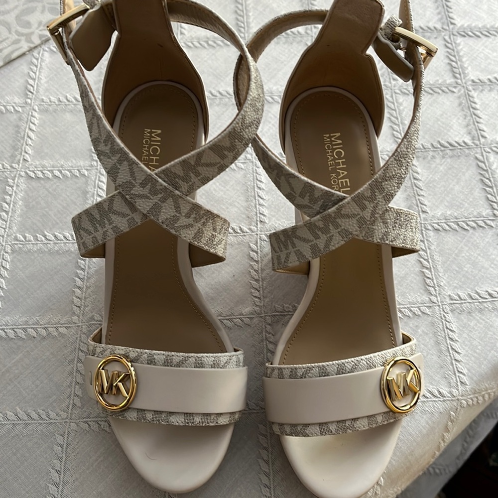 Michael Kors Wedges Monogram Pattern - image 1